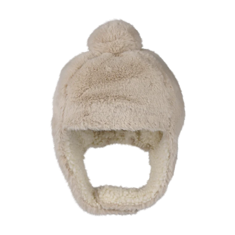 Pila Hat | Light Beige Soft Faux Fur