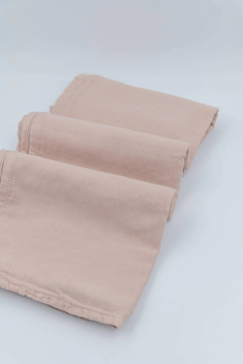 Swaddle Muslin Medium multi-uso 70x70cm 3-Pack - Bouquet / Soft Pink/ Camel