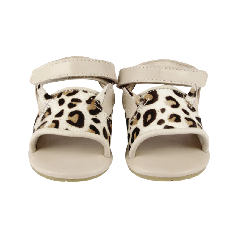 Alina Sandals | Leopard | Ivory Classic Leather