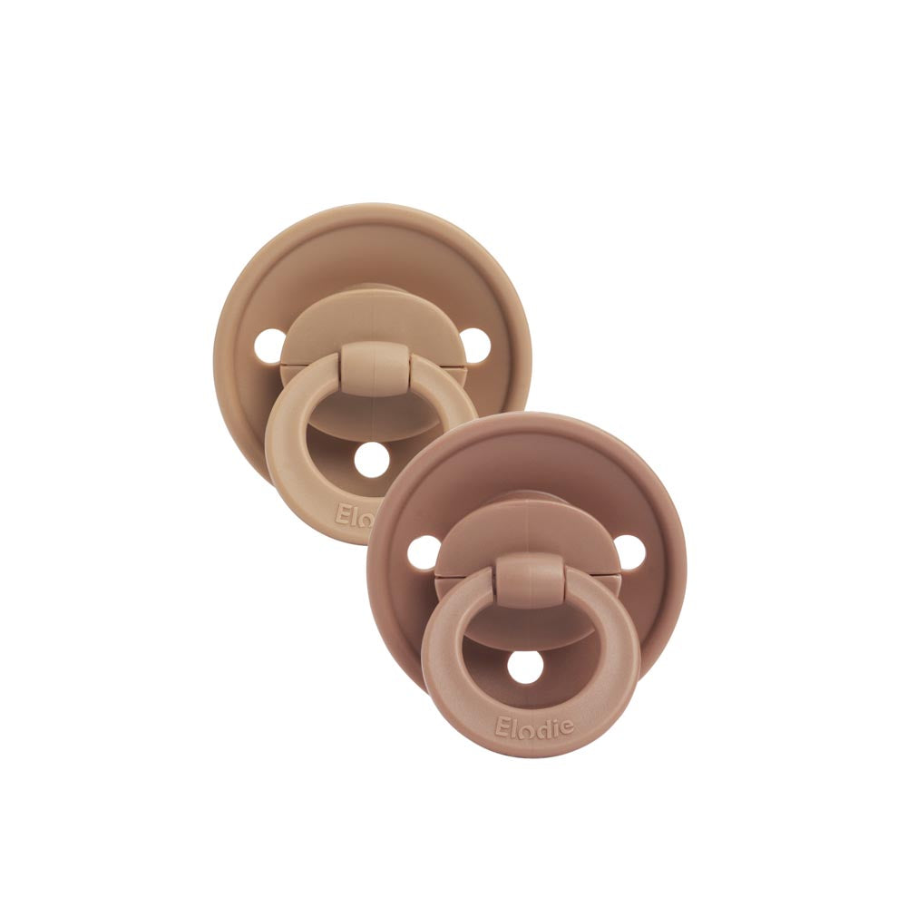 Binky Bundle Silicone 3+ mes - Soft Terracotta
