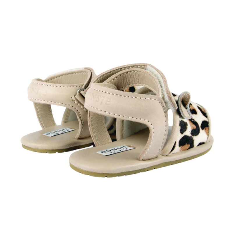 Alina Sandals | Leopard | Ivory Classic Leather