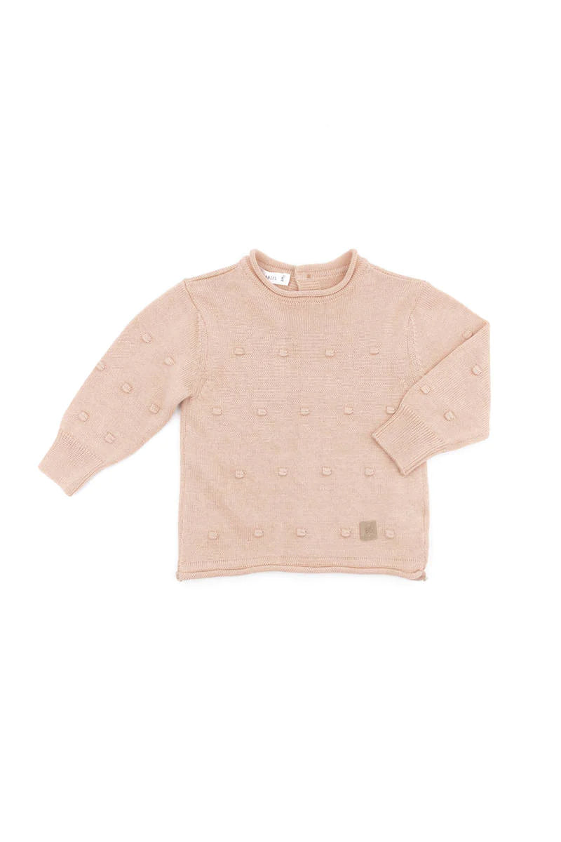 Maglia pom-pom con Pantaloncino con piedi ROSA