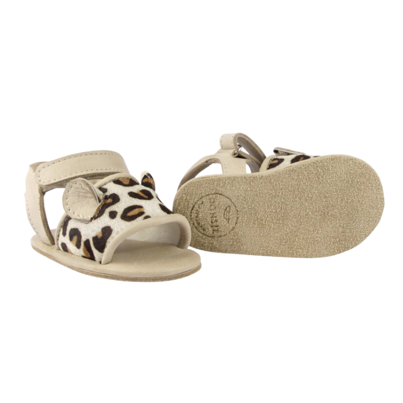 Alina Sandals | Leopard | Ivory Classic Leather