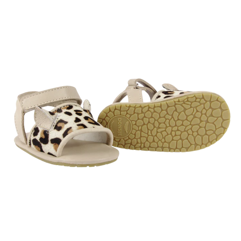 Alina Sandals | Leopard | Ivory Classic Leather