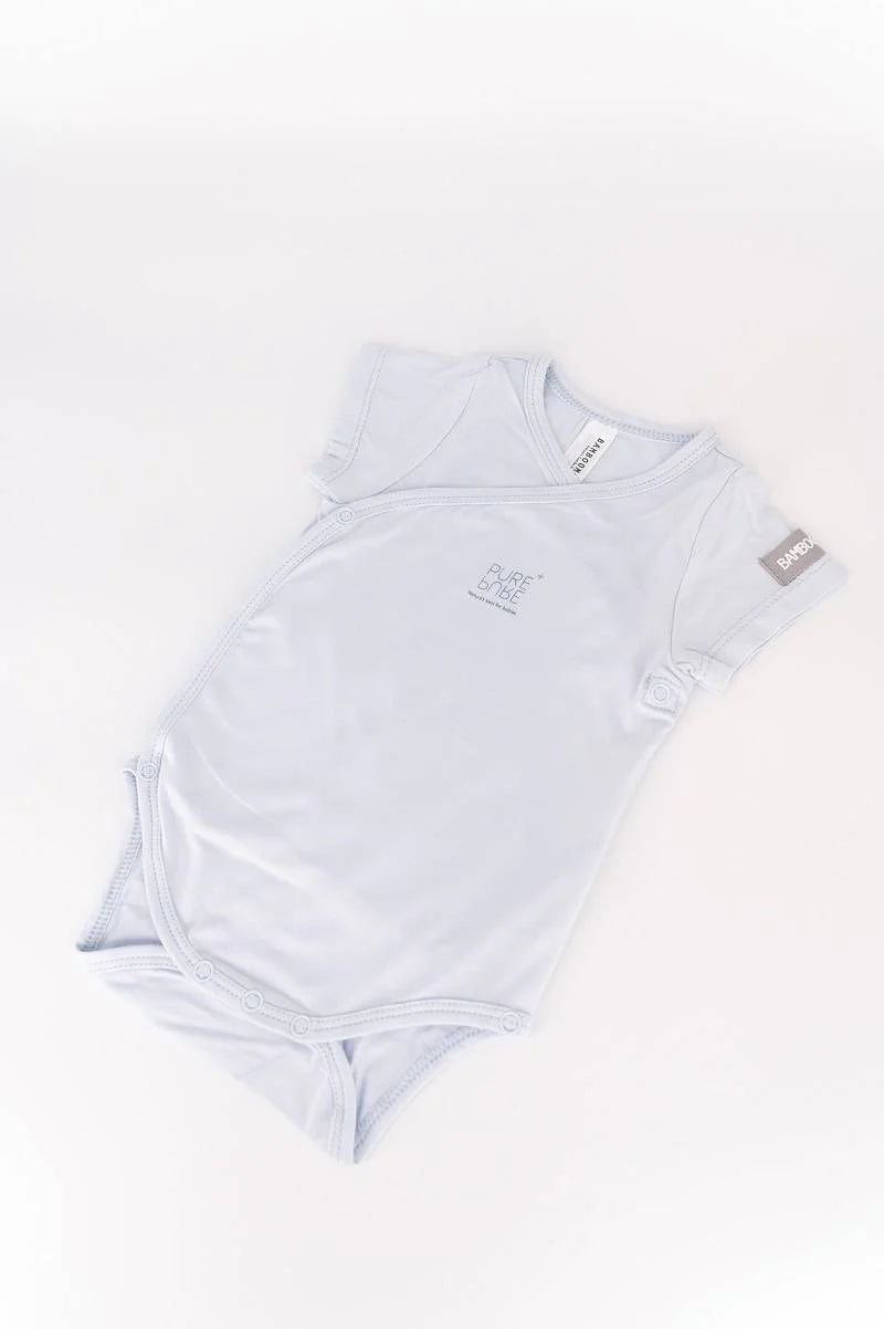 Body bambino maniche corte - AZZURRO