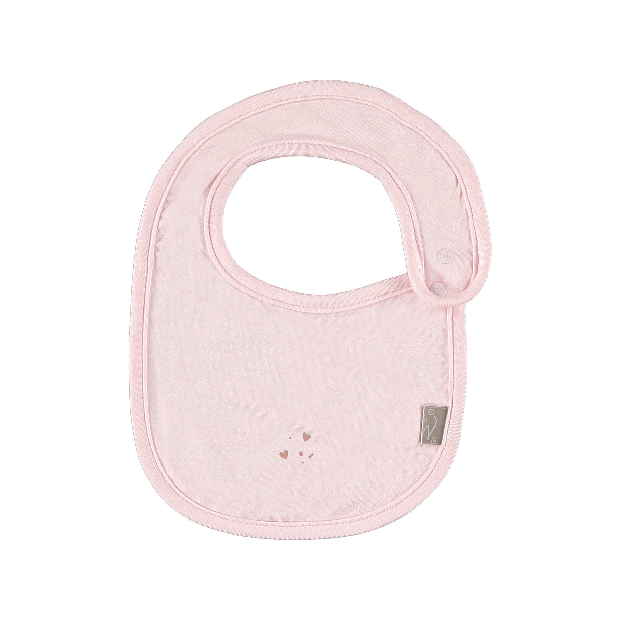 Set bavagli 2 pz in jersey di Bamboo-Rosa