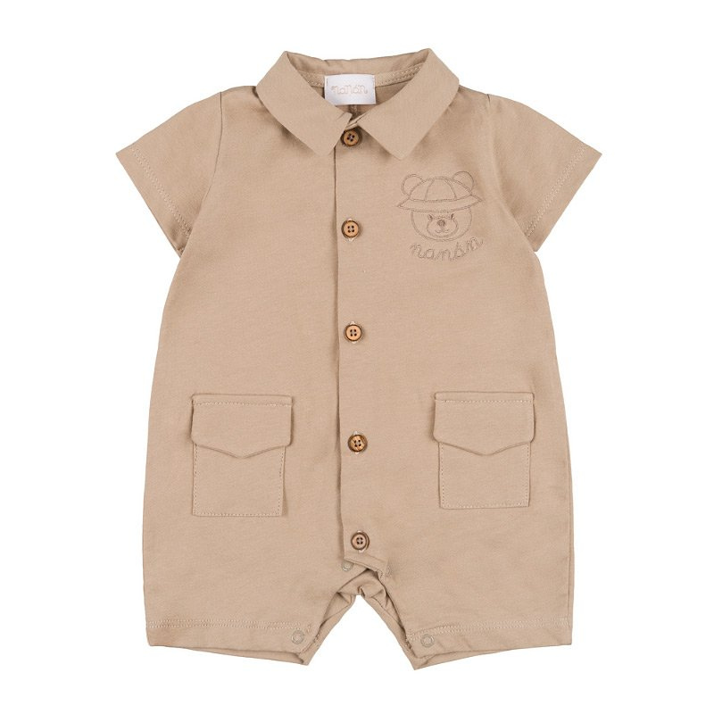 Pagliaccetto con tasche Beige