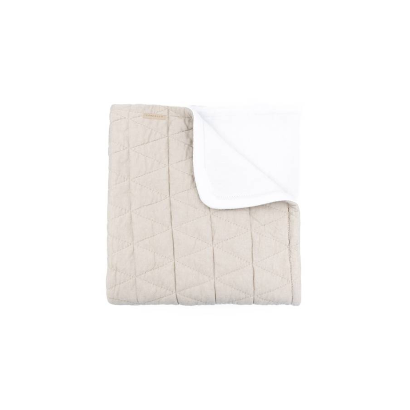 Coperta culla neonato 75x100 Wrinkled - BIRCH SAND