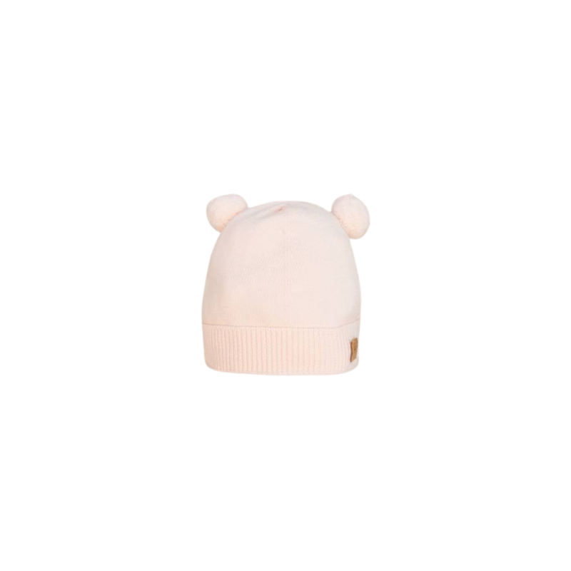 Cappellino a maglia con orecchie - ROSA
