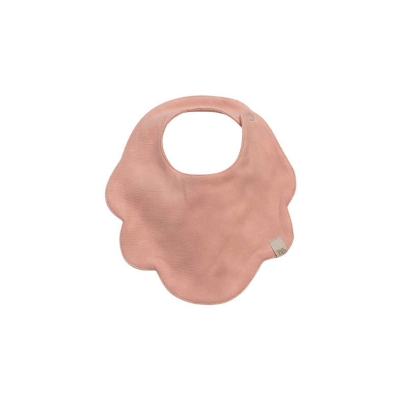 Bib Flower Soft Peach