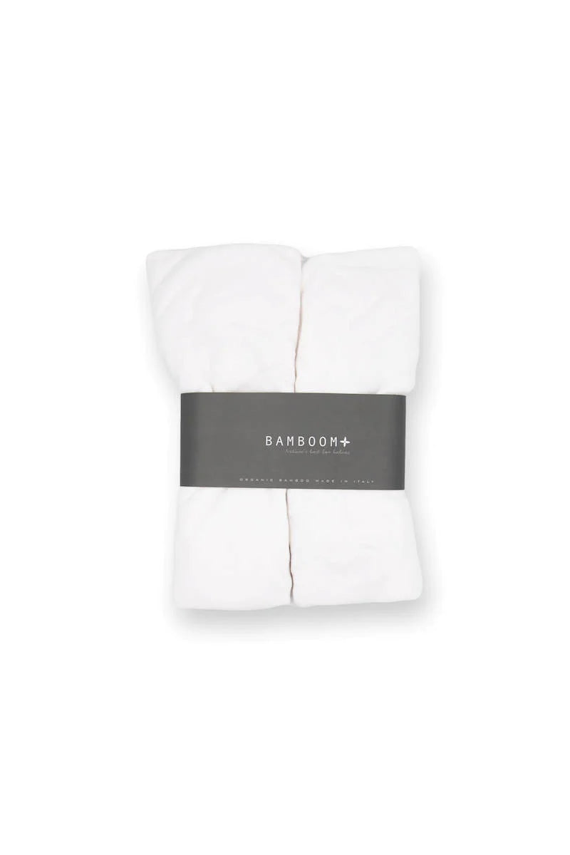 Bamboom Lenzuolo con Angoli - 2pz bianco