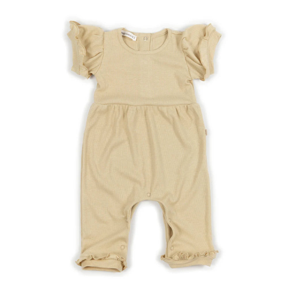 Tuta a maniche corte - Mustard