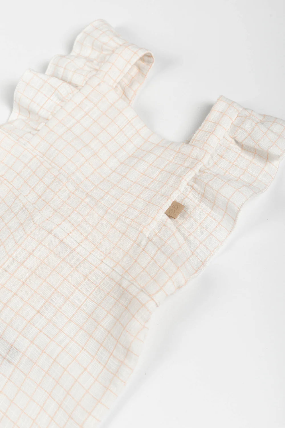 Salopette Square- White/ Pink