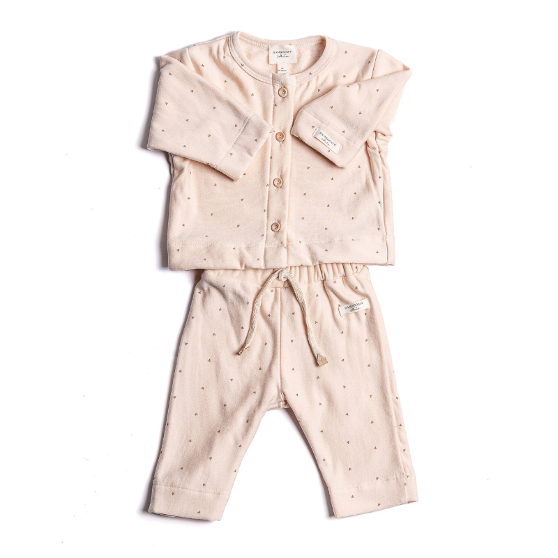 Twinset con apertura frontale - HEARTS