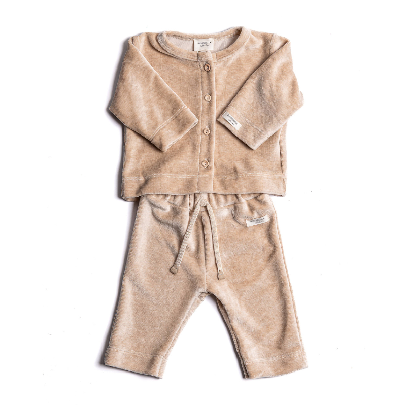 Twinset con apertura frontale - VELVET SAND
