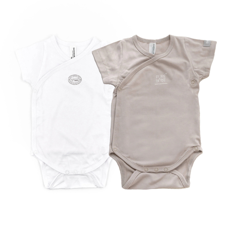 Confezione Body maniche corte- 2pc - Cammello