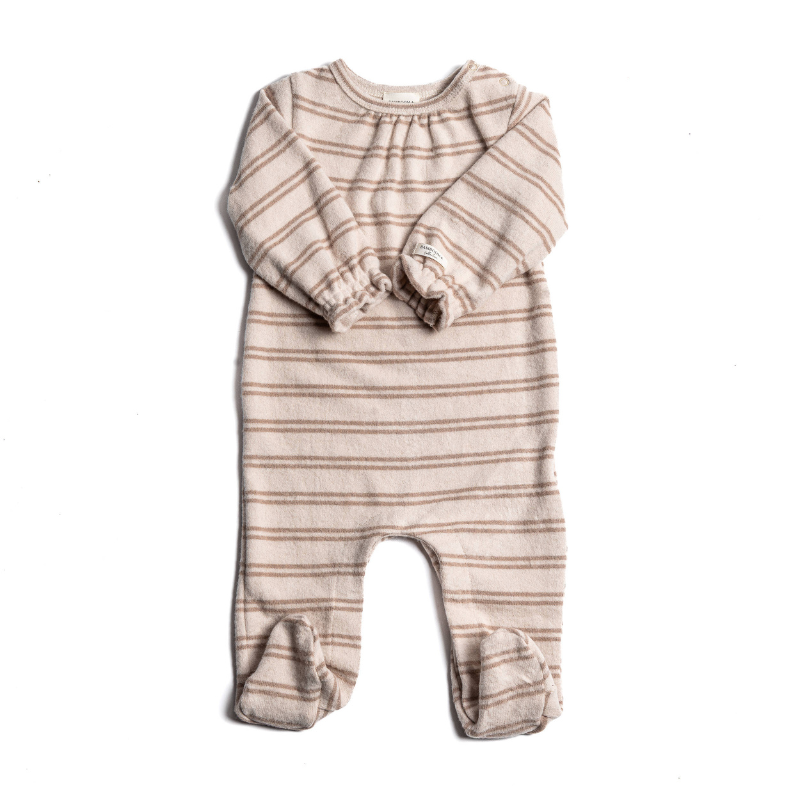 Tutina felpata da bimba - STRIPE PINK
