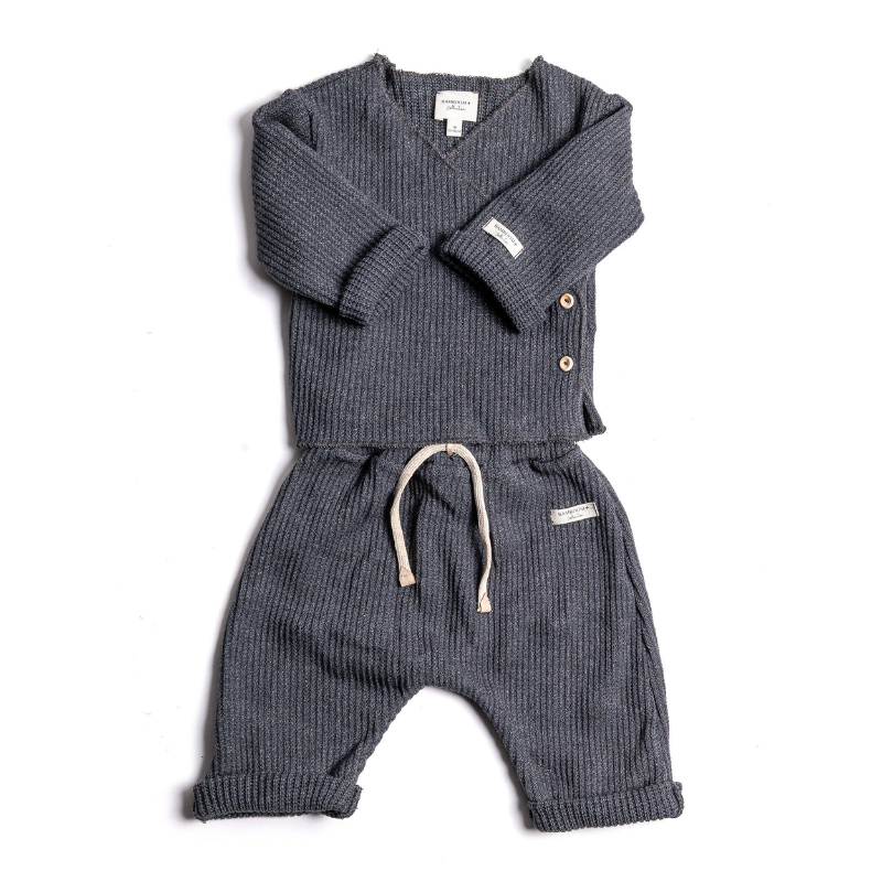 Twinset con apertura incrociata - BLU