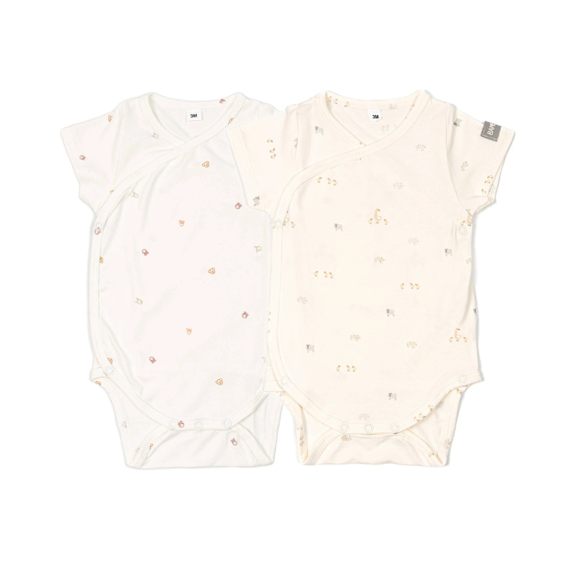 Confezione Body maniche corte Print- 2pc - ANIMALS MIX