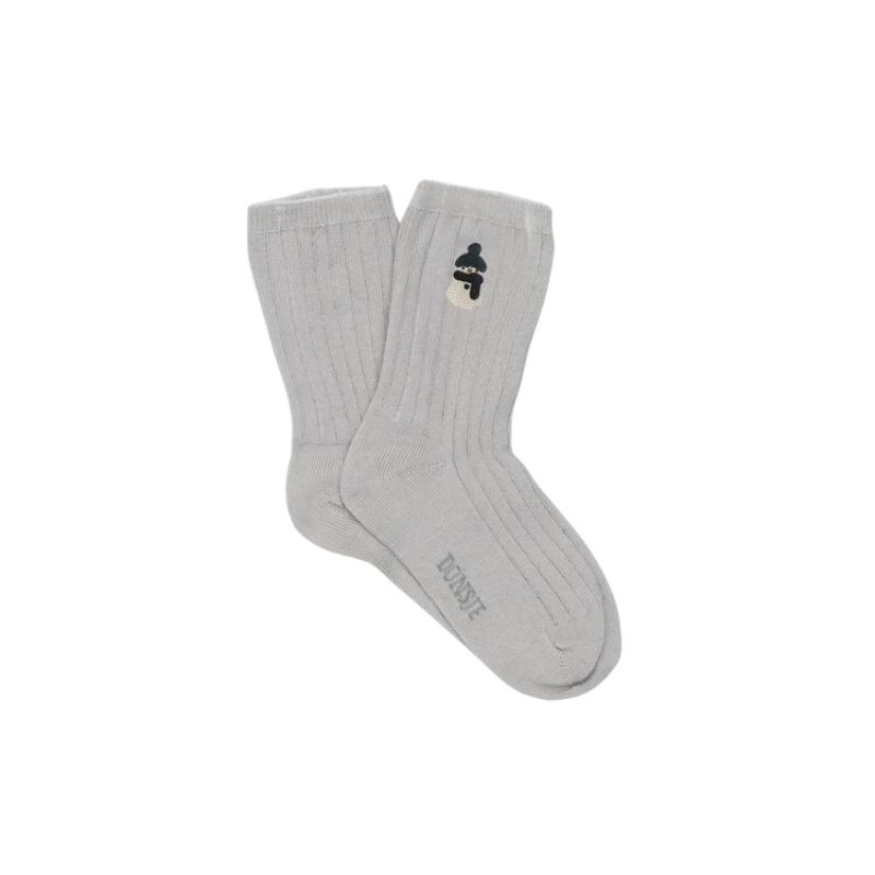 Lala Socks | Snowman | Soft Grey