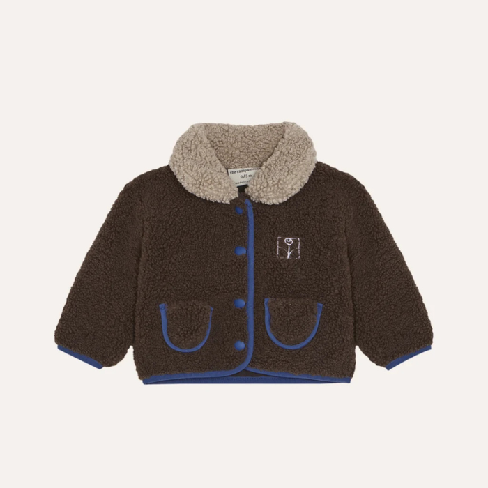 Giacca Teddy Brown