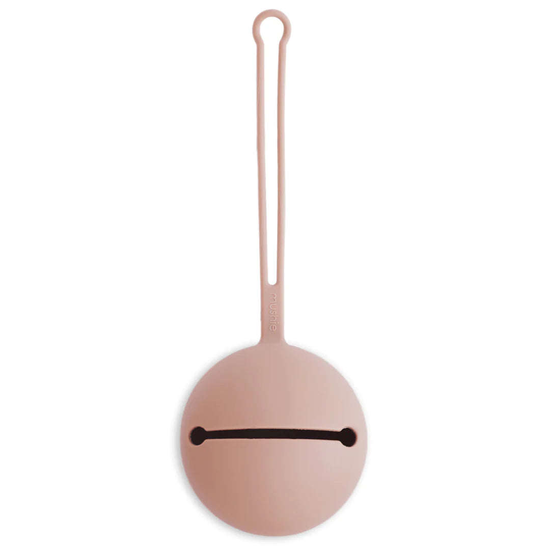 Custodia per ciuccio in silicone-Blush