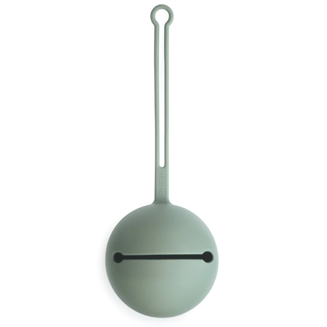 Custodia per ciuccio in silicone-Cambridge Blue