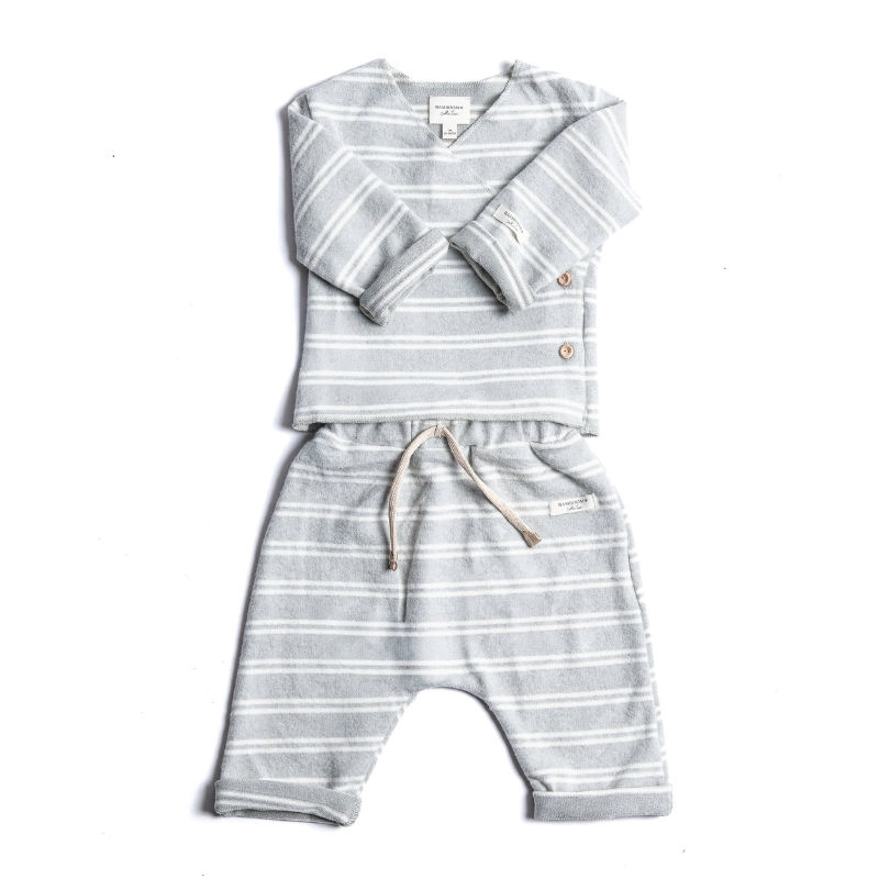 Twinset con apertura incrociata - ACQUA