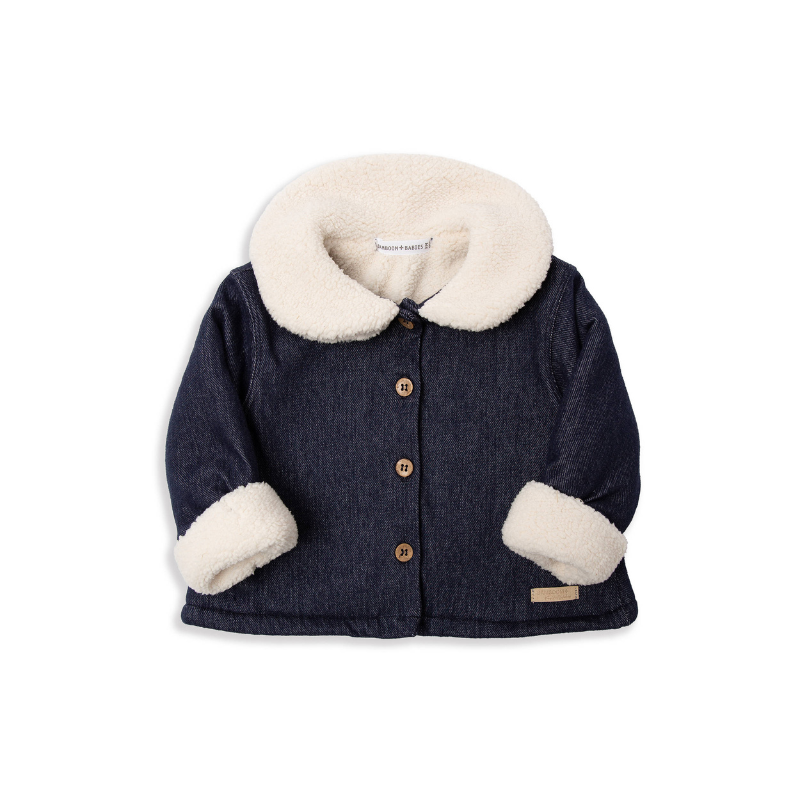 Cappotto bimba - JEANS BLU