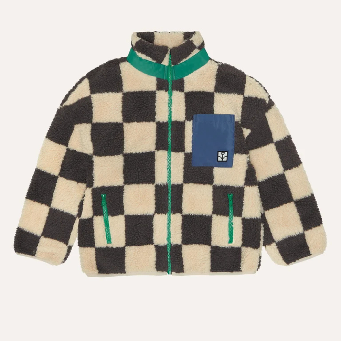 Giacca Teddy Checked