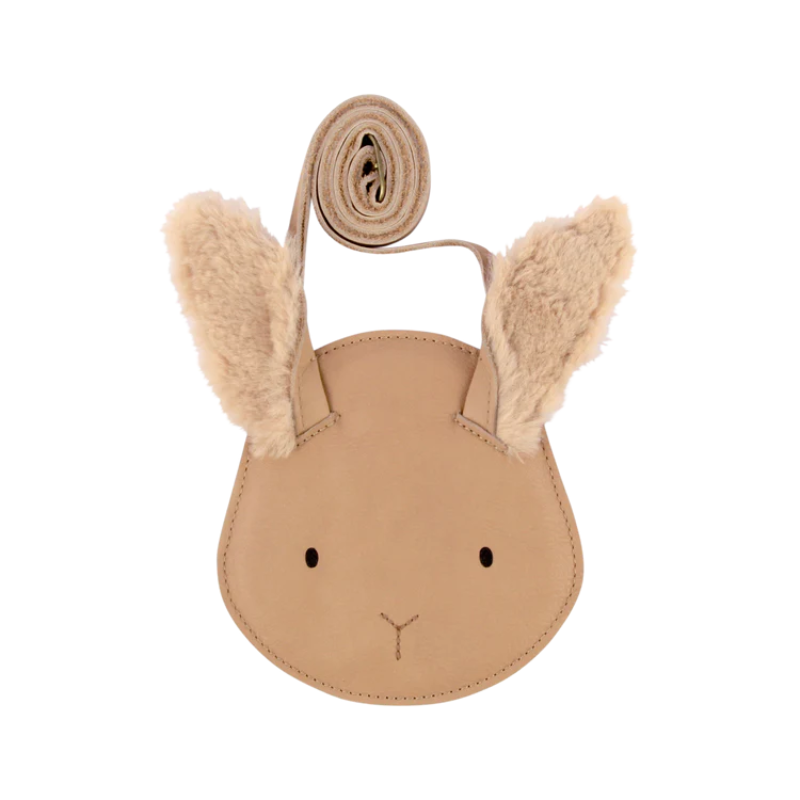 Britta Exclusive Purse | Fluffy Bunny | Light Rust Leather
