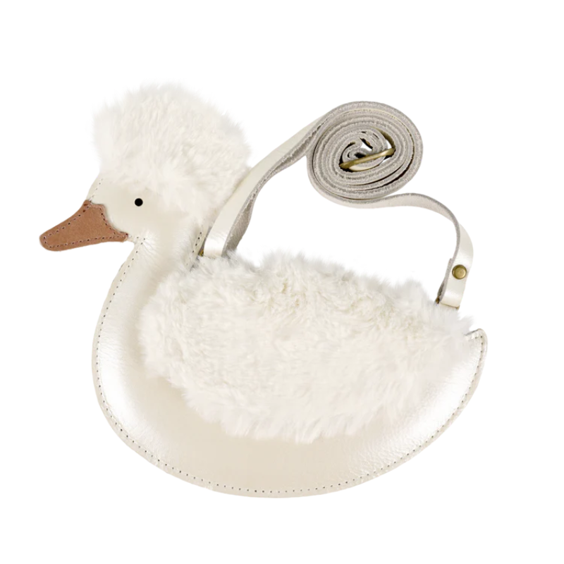 Chiem Purse | Duck | Off White Metallic Leather