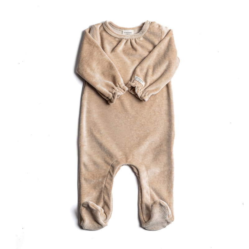 Tutina felpata da bimba - VELVET SAND