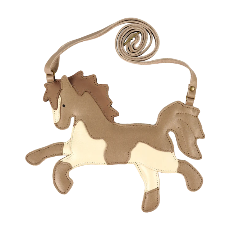 Chiem Purse | Pony | Truffle Metallic Nubuck