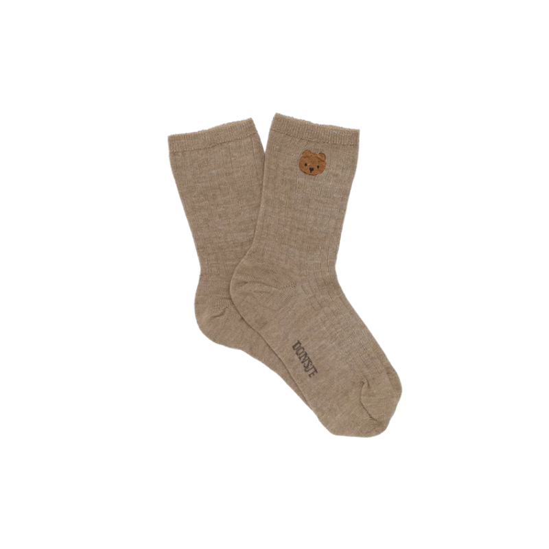 Bell Socks | Bear | Dusty Green