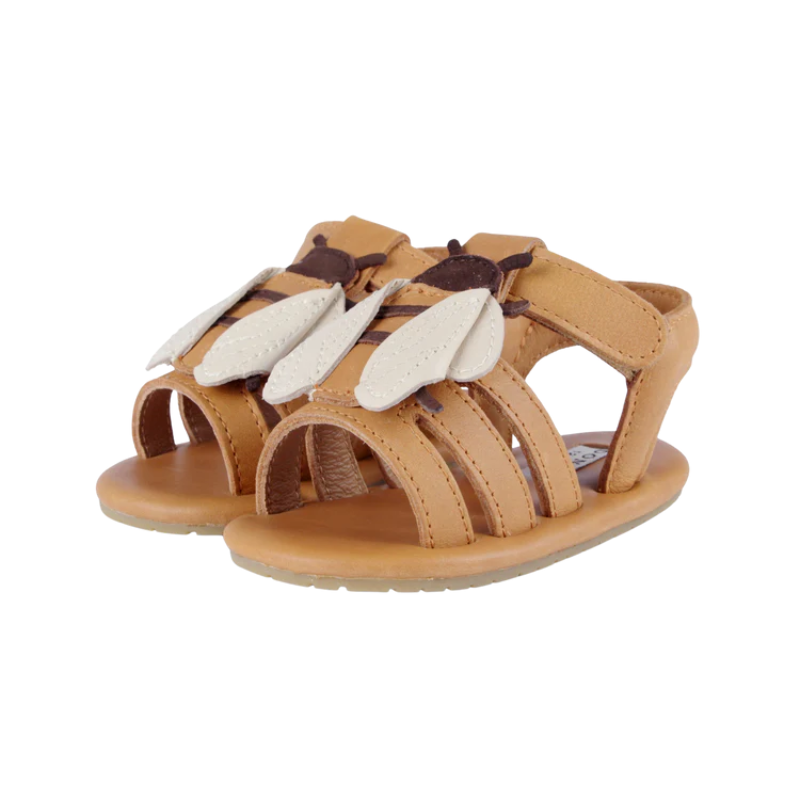 Tuti Sky Sandals | Bee | Camel Classic Leather