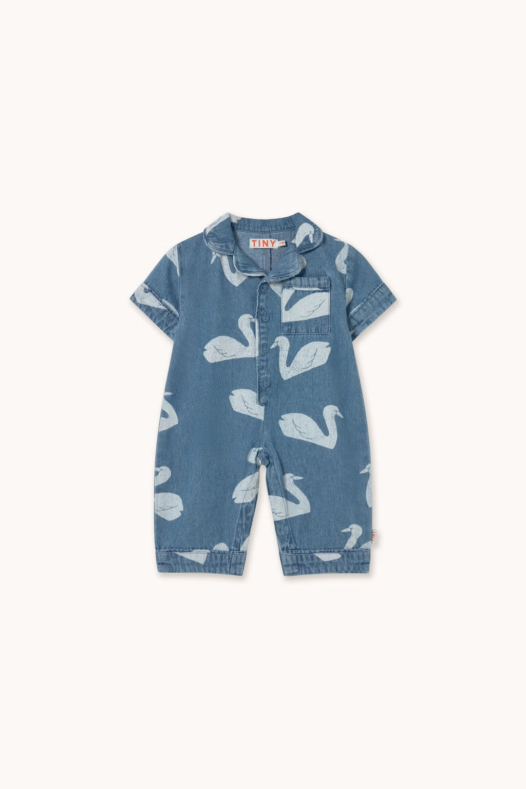 Tuta Denim Big Swans