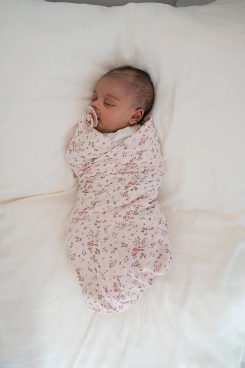 Swaddle Muslin XL multi-uso 120x120cm 2-Pack - Sophie / Soft Pink