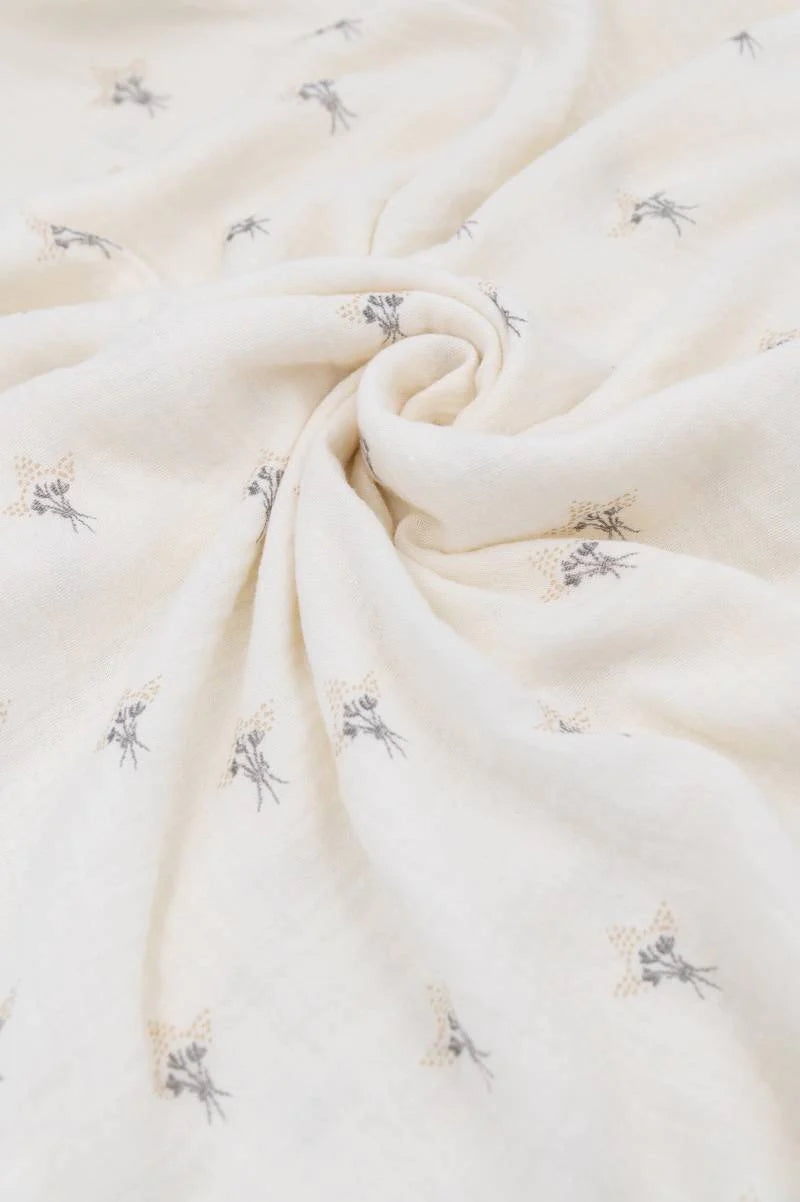 Swaddle Muslin XL multi-uso 120x120cm 2-Pack - Lily / Sand