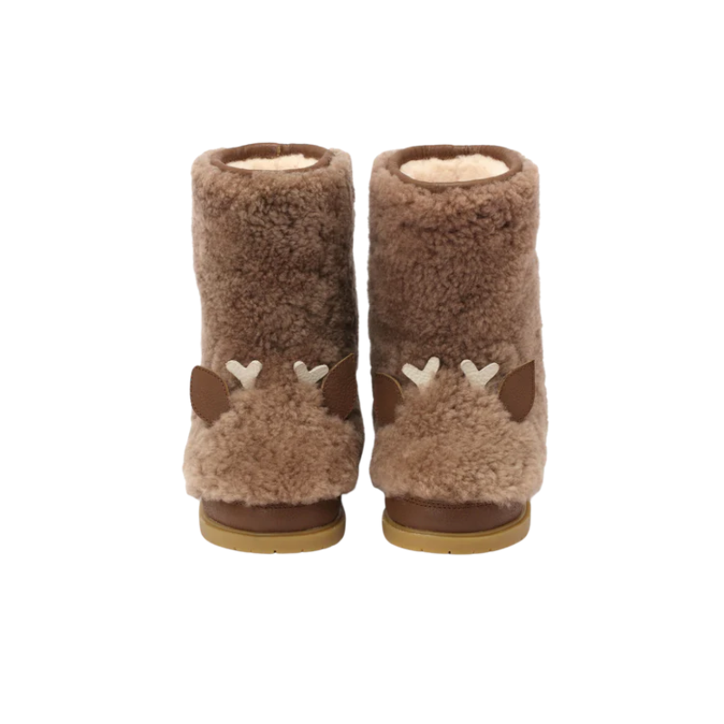 Irfi Boots | Stag | Chestnut Curly Sheep Wool