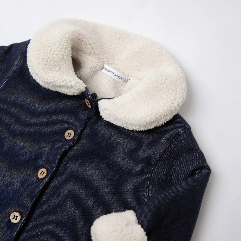 Cappotto bimba - JEANS BLU
