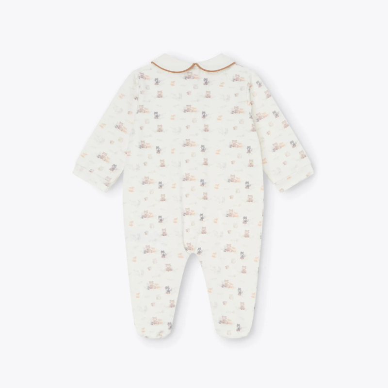 Tutina aperta in jersey sweet woodland