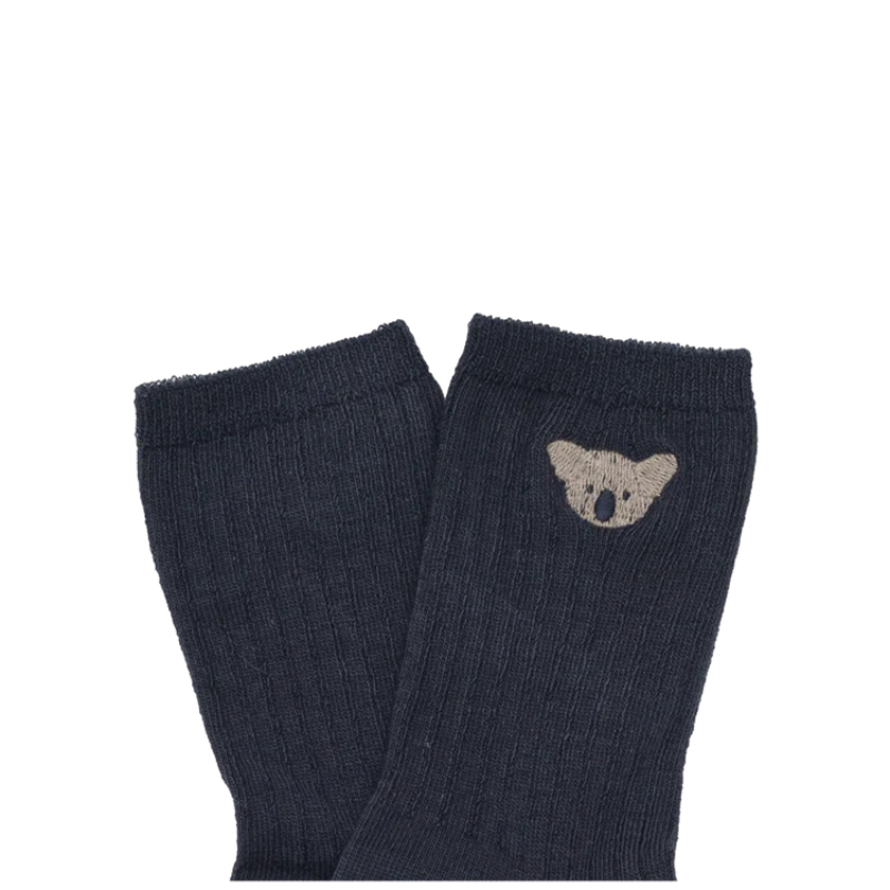 Bell Socks | Koala | Night Blue