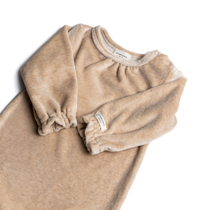 Tutina felpata da bimba - VELVET SAND