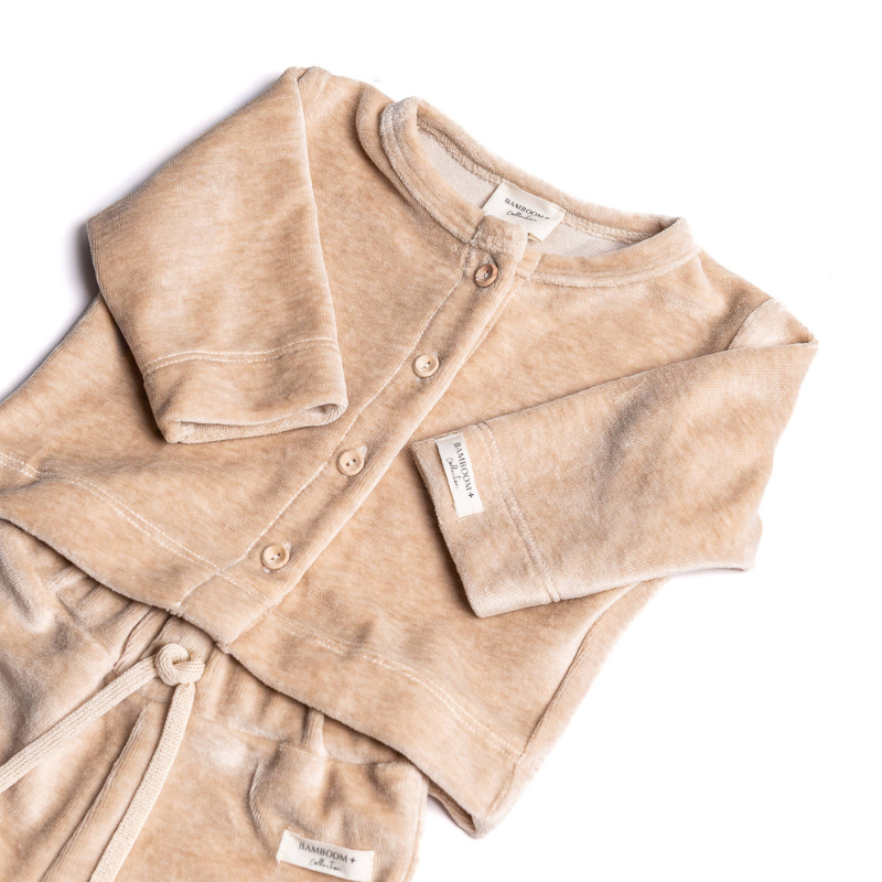 Twinset con apertura frontale - VELVET SAND