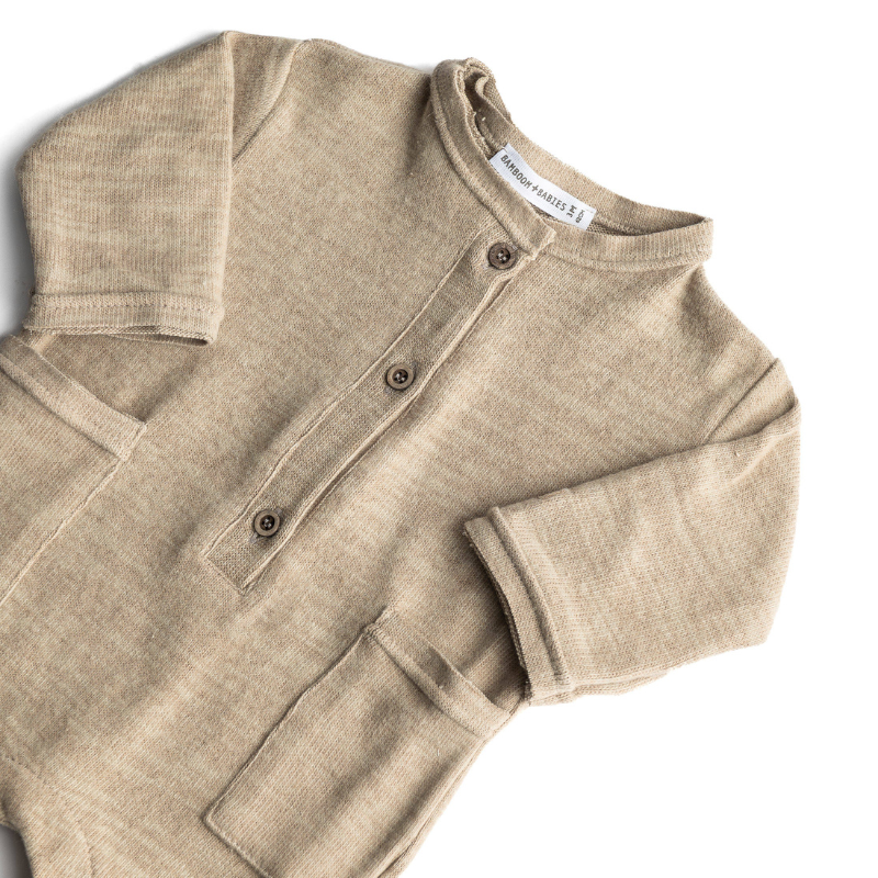 Tutina con tasche - SAND