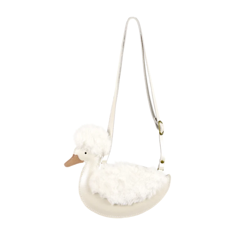 Chiem Purse | Duck | Off White Metallic Leather
