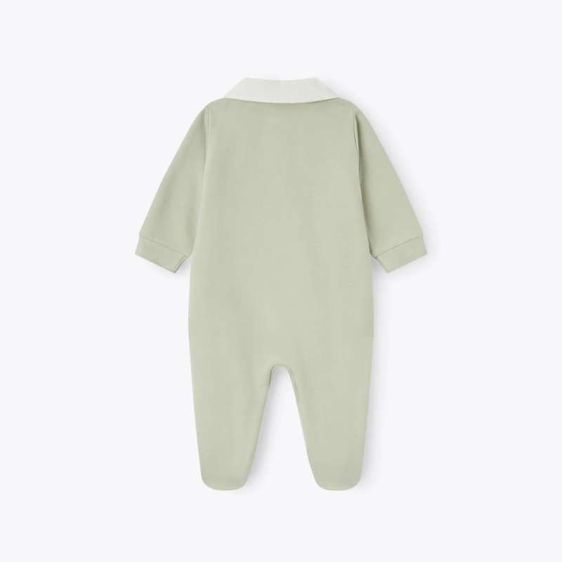 Tutina verde in felpa con Tato
