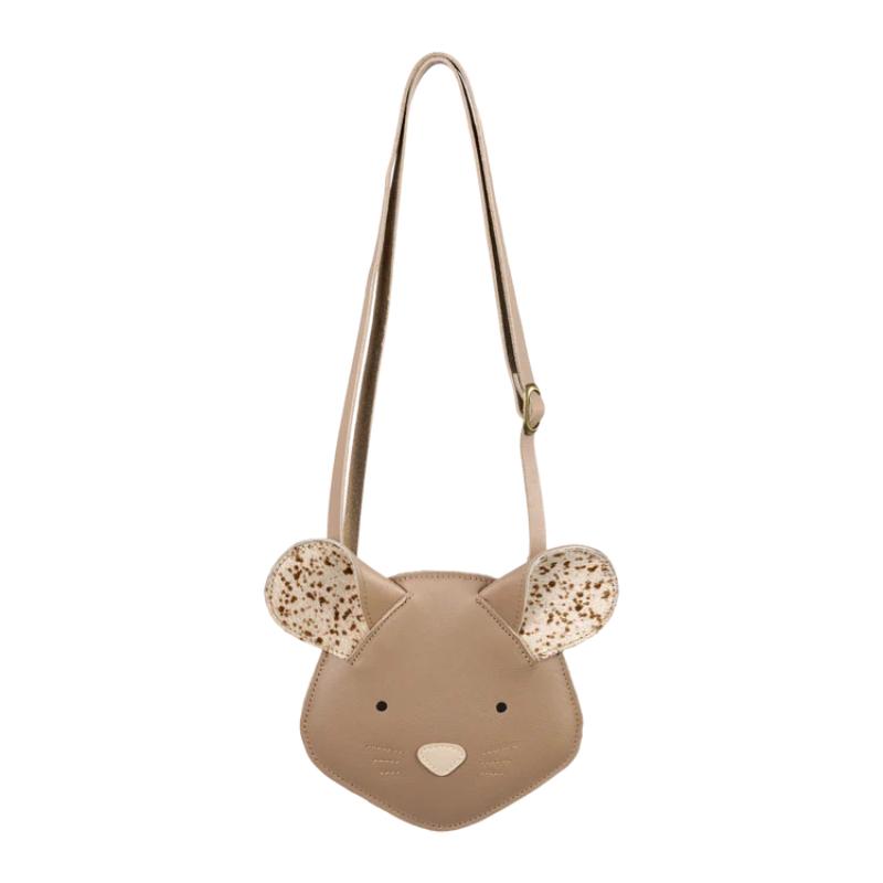 Britta Exclusive Purse | Mouse | Praline Leather