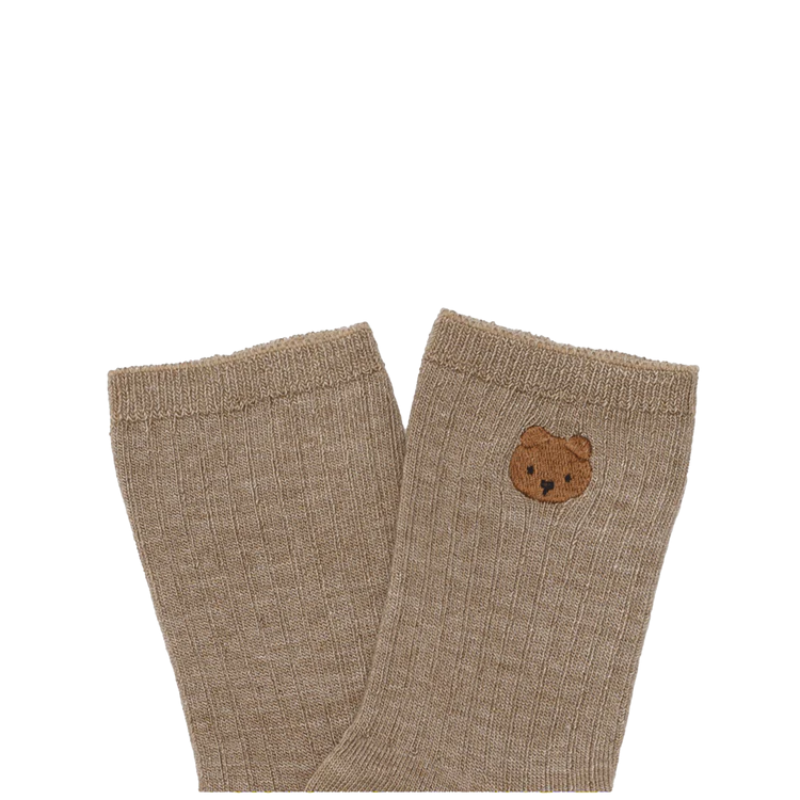 Bell Socks | Bear | Dusty Green